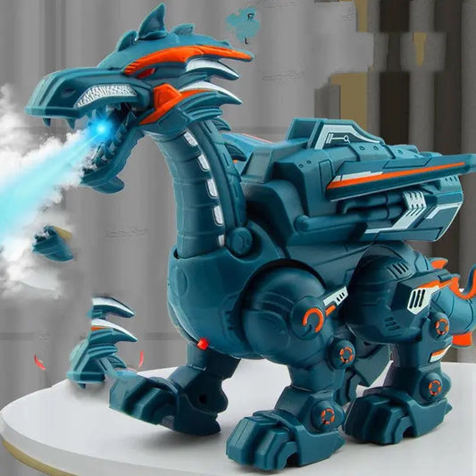 Mechanical Dinosaur Toy: Electric Spray with Sound and Light Functions Kreative