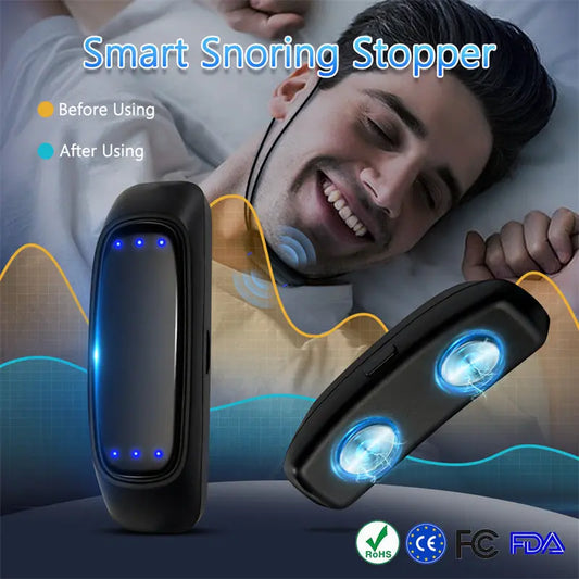 Smart Anti-Snoring Device: Effective EMS Pulse Sleep Aid for Snore Reduction Kreative