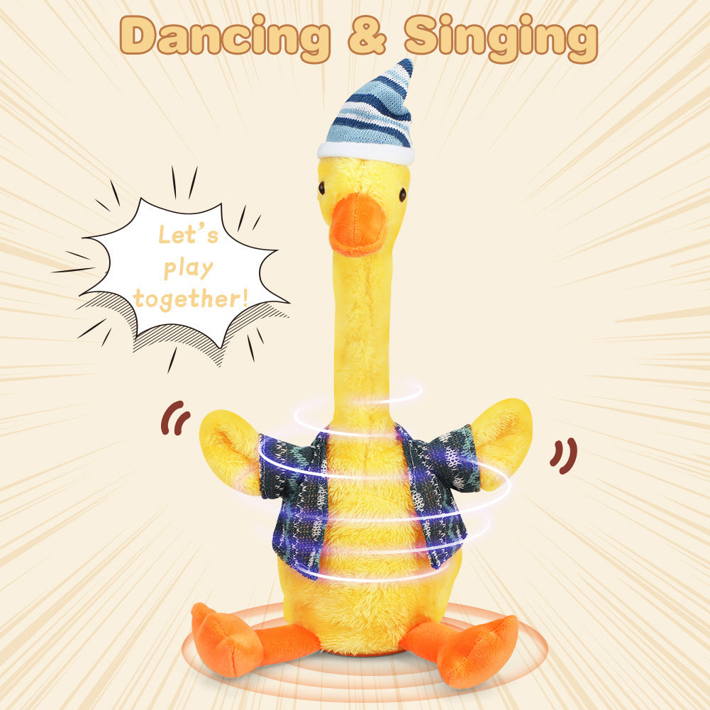 Twisting Duck Repeating Plush Toys – Singing & Dancing Fun for Kids