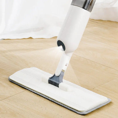 Flat Squeeze Mop: Hands-Free Microfiber Mop with Bucket for Easy Floor Cleaning Kreative