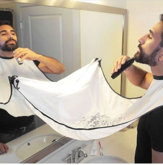 Universal Sucker Shaving Apron | Barber Shop Beard-Catching Bib for Adults & Kids | Mess-Free Grooming - Kreative