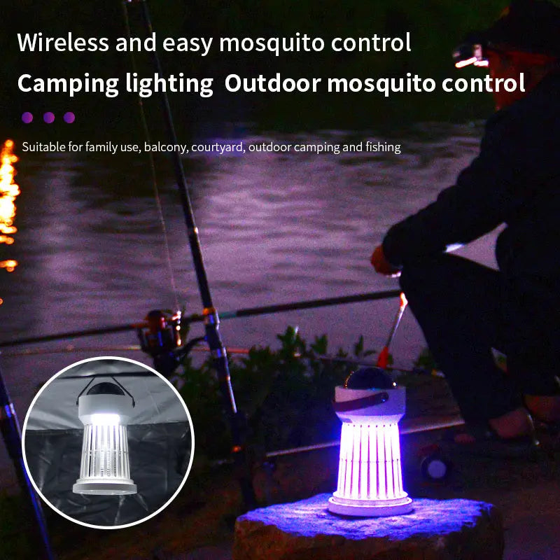 Electric Mosquito Killer Lamp: Indoor/Outdoor Use with Star Projection Kreative