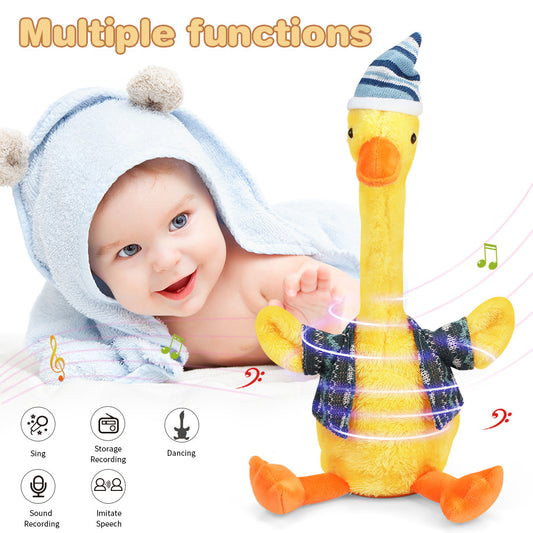 Twisting Duck Repeating Plush Toys – Singing & Dancing Fun for Kids